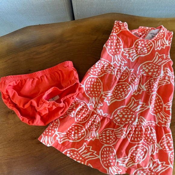 Carter's Other - Carters Pineapple dress and bloomer set 18m​